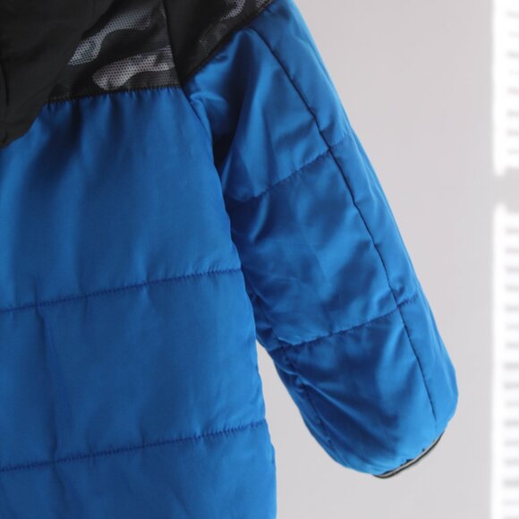 Boys Gerry Double Sided Blue/Grey Zip-Up Jacket – Size 5 - Picture 7 of 16